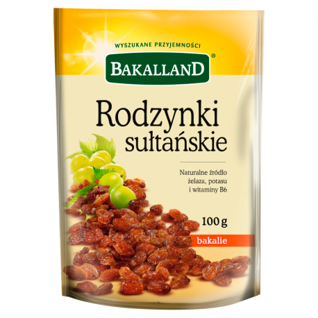 Bakalland Rodzynki sułtańskie 100 g