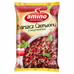 Amino Zupa błyskawiczna barszcz czerwony z majerankiem 66 g