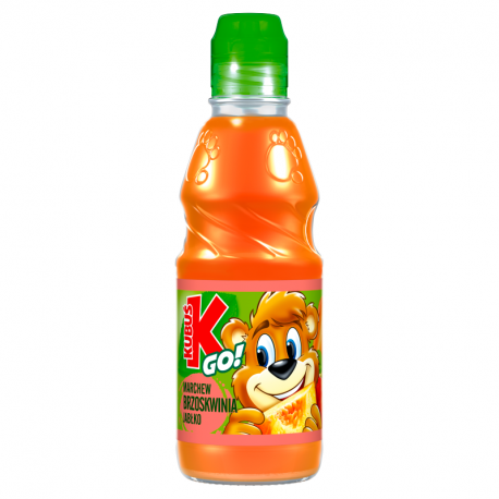 Kubuś 100% Sok jabłko marchew brzoskwinia 300 ml