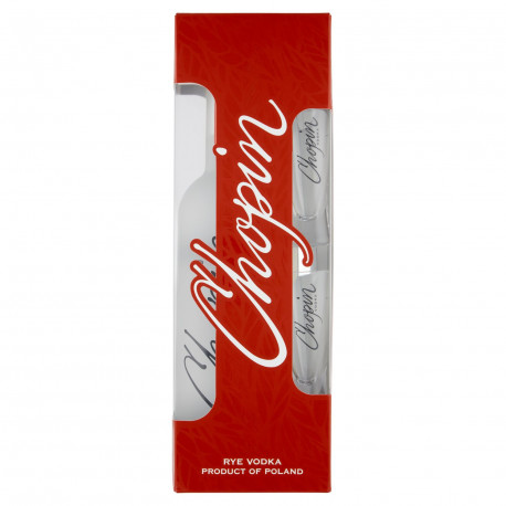 Chopin Rye Wódka 700 ml + 2 kieliszki