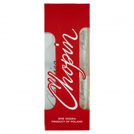 Chopin Rye Wódka 500 ml + 2 kieliszki