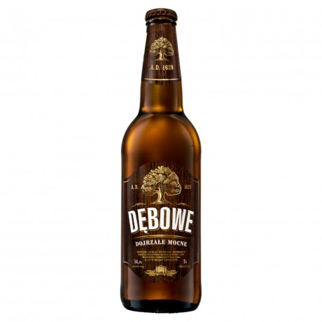Dębowe Dojrzałe Mocne Piwo jasne 500 ml