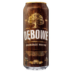 Dębowe Dojrzałe Mocne Piwo jasne 500 ml