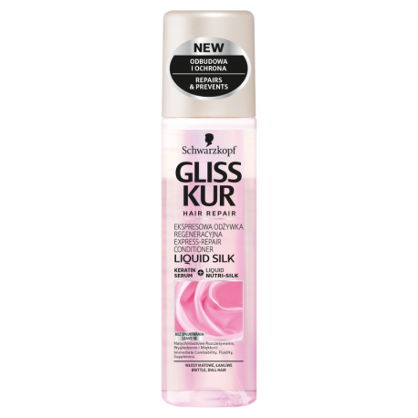 Gliss Kur Liquid Silk Ekspresowa odżywka regeneracyjna 200 ml