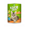 Karma dla kotów Kocie Smaki z drobiem 415 g Lewiatan