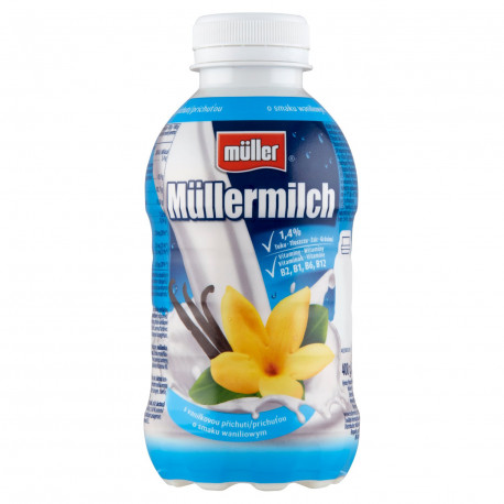 Müller Müllermilch Napój mleczny o smaku waniliowym 400 g