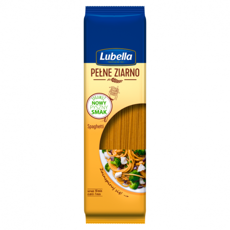 Lubella Pełne Ziarno Makaron spaghetti 400 g