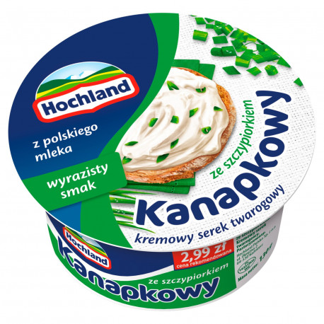 Hochland Kanapkowy serek kremowy ze szczypiorkiem 130 g