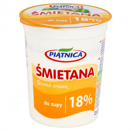 Piątnica Śmietana do zupy 18% 400 g