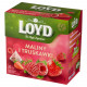 Loyd Herbatka owocowa aromatyzowana o smaku maliny i truskawki 40 g (20 x 2 g)