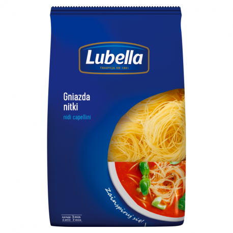 Lubella Makaron gniazda nitki nidi capellini 400 g