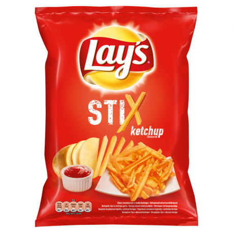 Lay's Stix Chipsy ziemniaczane o smaku ketchupu 130g