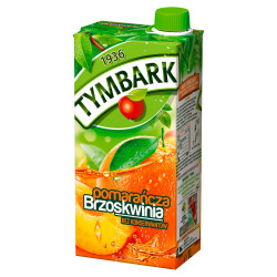 Tymbark Napój pomarańcza brzoskwinia 1 l