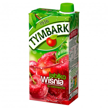 Tymbark Napój jabłko wiśnia 1 l