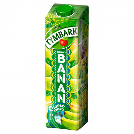 Tymbark Owoce Świata Napój wieloowocowy zielony banan 1 l