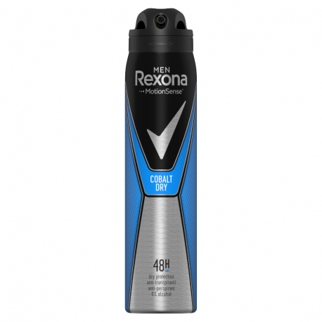 Rexona Men Cobalt Dry Antyperspirant w sprayu dla mężczyzn 150 ml