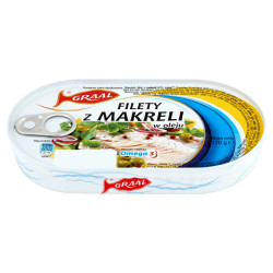 GRAAL Filety z makreli w oleju 170 g