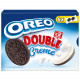 Oreo Double Ciastka kakaowe z nadzieniem o smaku waniliowym 170 g (12 sztuk)
