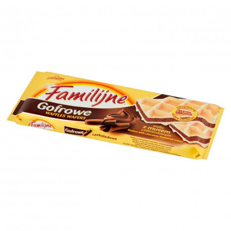 Familijne Gofrowe wafle z musem czekoladowym 130 g