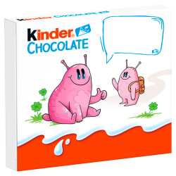 Kinder Chocolate Batoniki z mlecznej czekolady z nadzieniem mlecznym 50 g (4 x 12,5 g)