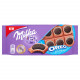 Milka Oreo Ciastka kakaowe i nadzienie mleczne o smaku waniliowym na czekoladzie mlecznej 92 g