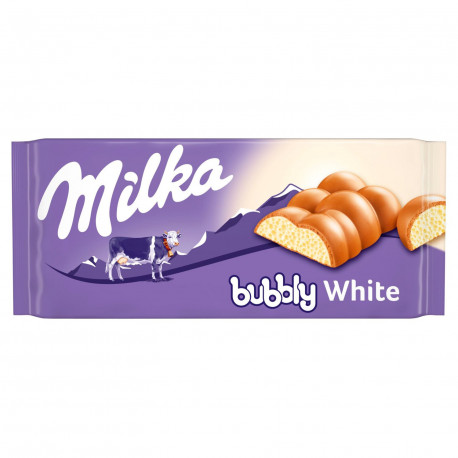 Milka Czekolada mleczna Bubbly White 95 g