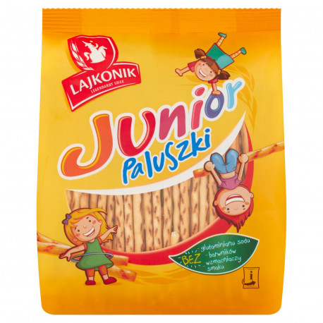 Lajkonik Junior Paluszki o smaku waniliowym 180 g
