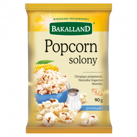 Bakalland Popcorn solony 90 g