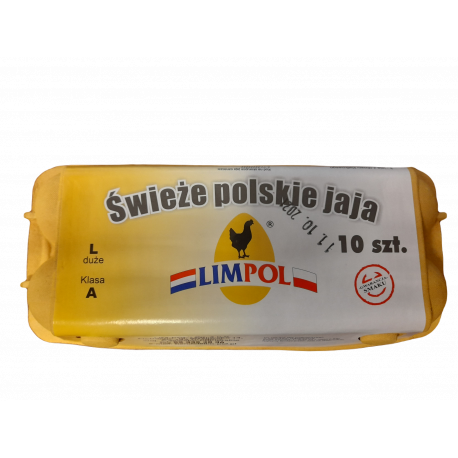 LIMPOL Jaja świeże L 10sztuk