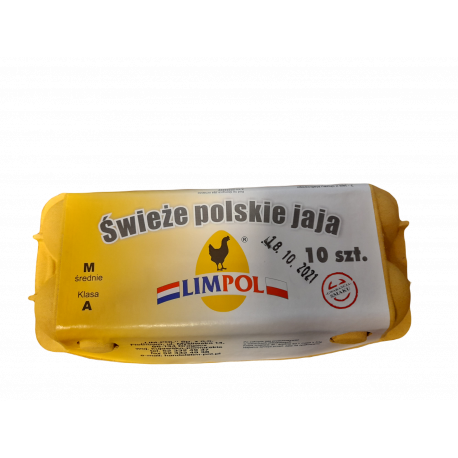 LIMPOL Jaja świeże M 10sztuk