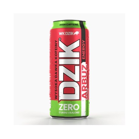 WK Dzik Napój energetyzujący arbuz zero cukru i kalorii 500ml