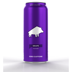 Wk Dzik Napój Gazowany Zero Caffeine Zero Kalorii GRAPE 500ml