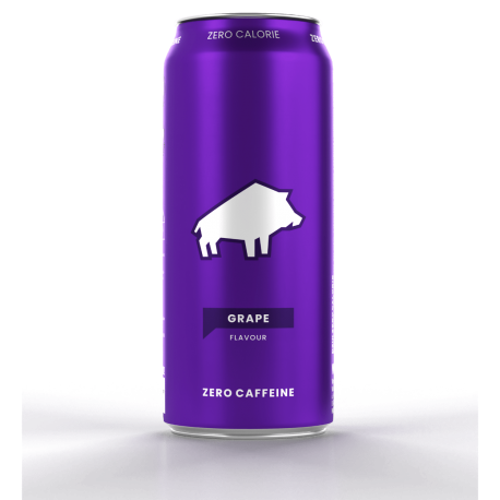 Wk Dzik Napój Gazowany Zero Caffeine Zero Kalorii GRAPE 500ml