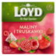Loyd Herbatka owocowa aromatyzowana o smaku maliny i truskawki 40 g (20 x 2 g)