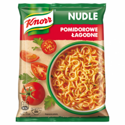Knorr Nudle Pomidorowe łagodne Zupa-danie 65 g