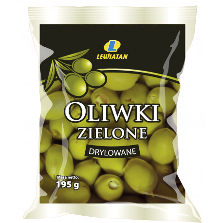 Oliwki zielone drylowane 195 g
