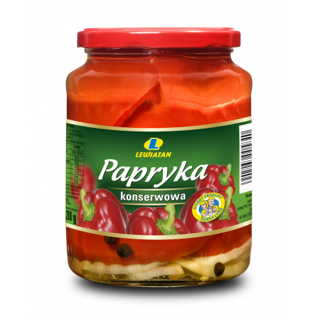 Papryka konserwowa 720 ml Lewiatan