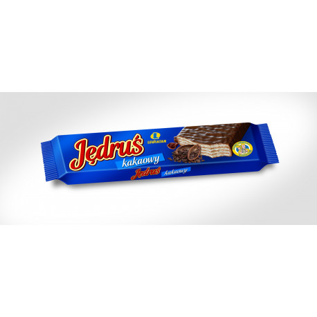 Wafelek  Jędruś kakaowy w czekoladzie 38 g Lewiatan