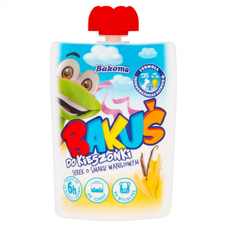 Bakoma Bakuś do kieszonki Serek o smaku waniliowym 80 g