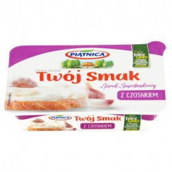 Piątnica Twój Smak Serek śmietankowy z czosnkiem 135 g