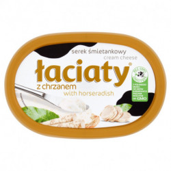 Łaciaty Serek śmietankowy z chrzanem 135 g