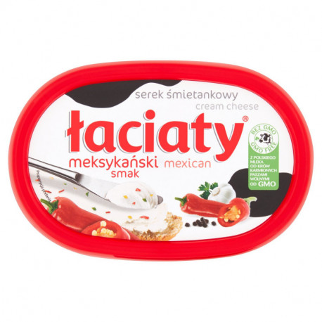 Łaciaty Serek śmietankowy meksykański smak 135 g