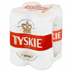 Tyskie Gronie Piwo jasne 4 x 0,5 l