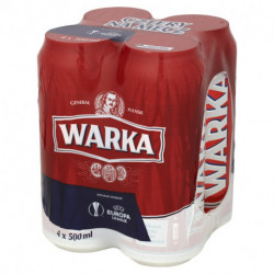 Warka Classic Piwo jasne 4 x 500 ml