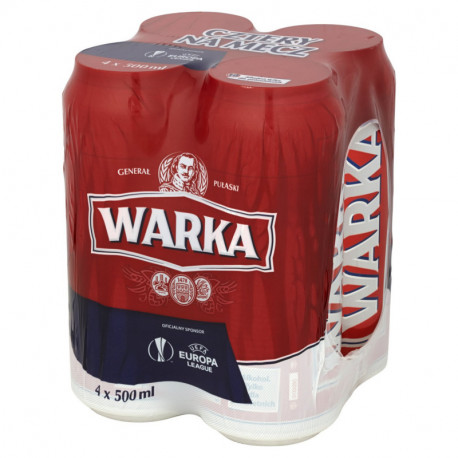 Warka Classic Piwo jasne 4 x 500 ml