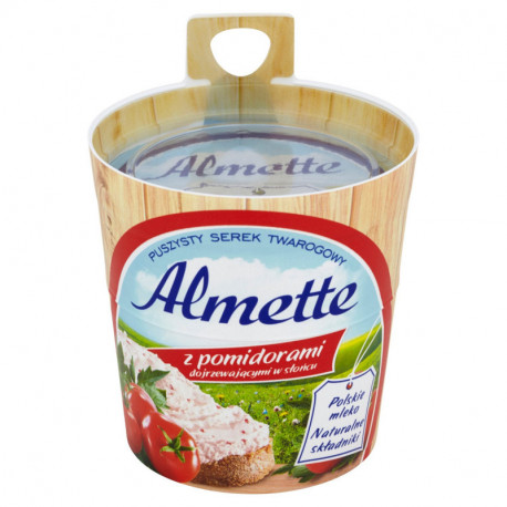 Almette Puszysty serek twarogowy z pomidorami dojrzewającymi w słońcu 150 g