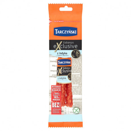 Tarczyński Kabanos Exclusive z indyka z dodatkiem wieprzowiny 90 g