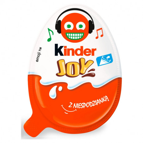 Kinder Joy Chrupiące wafelki posypane kakao w kremie z niespodzianką 20 g