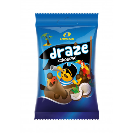 Draże kokosowe 70 g Lewiatan