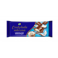 Czekolada z nadziewaniem o smaku kokosowym 100 g Lewiatan